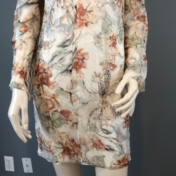 NWT Haite Hiippie Print Dress Sz 4 - Picture 3 of 8